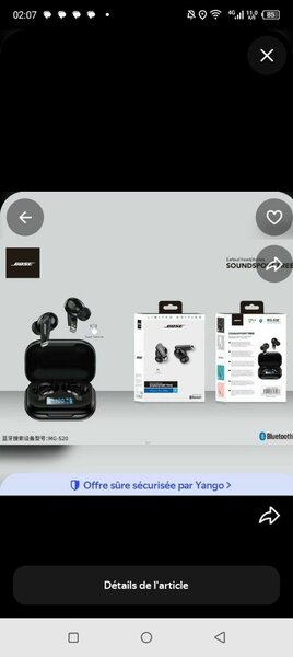 Écouteurs sans fil bose