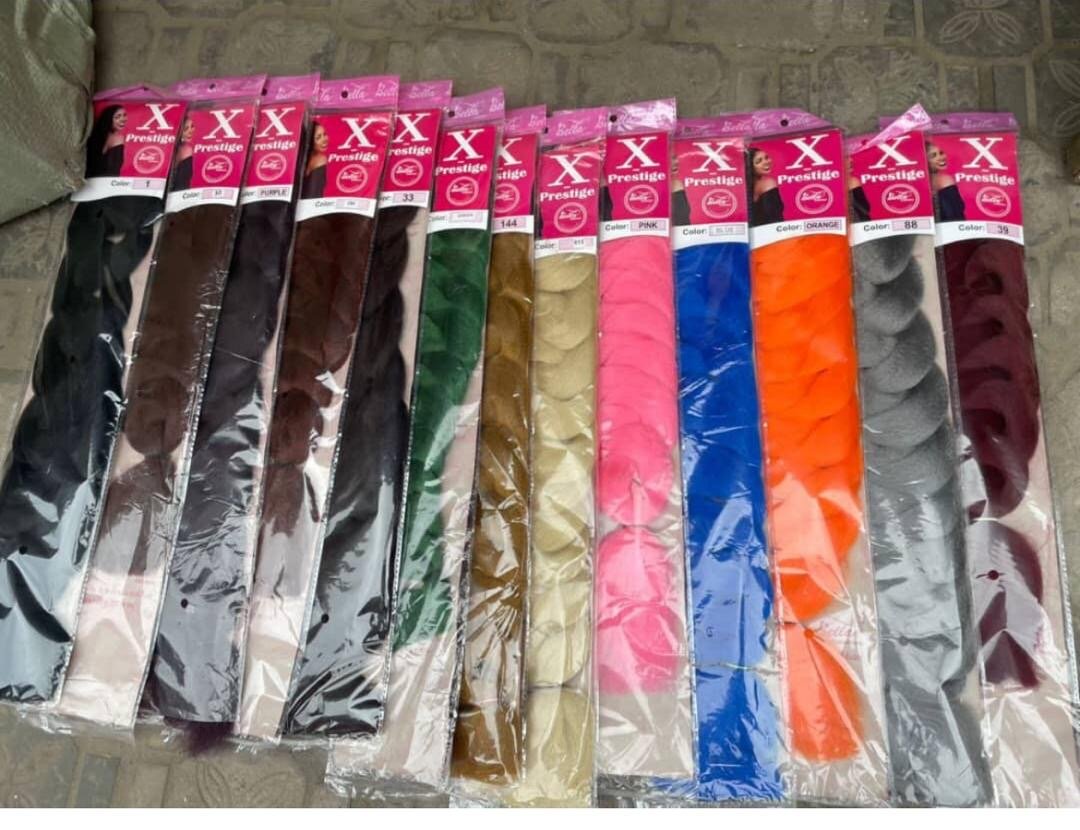 Extensions tressées longues