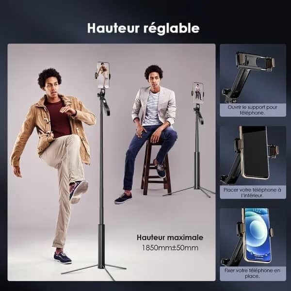 Support téléphone réglable