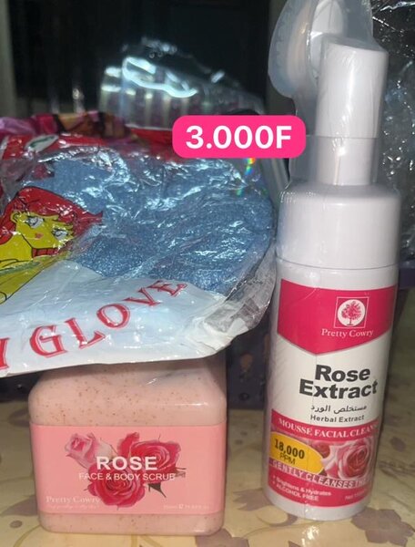 Ensemble de Soins à la Rose