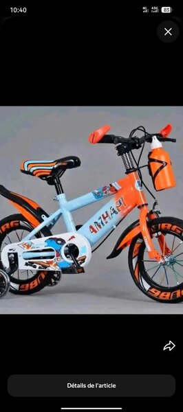 Vélo Enfant 14" Design Sportif