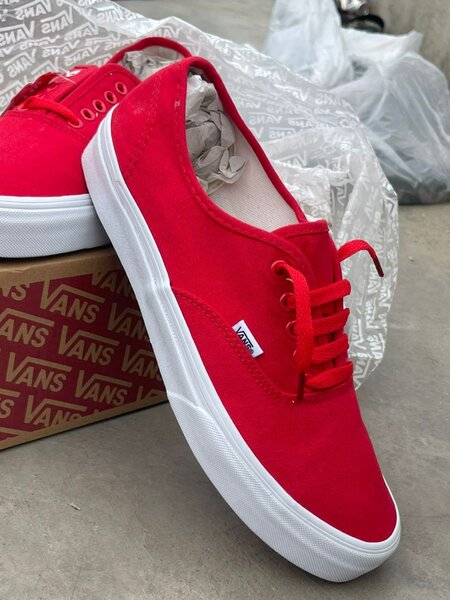 Chaussures Vans rouges classique