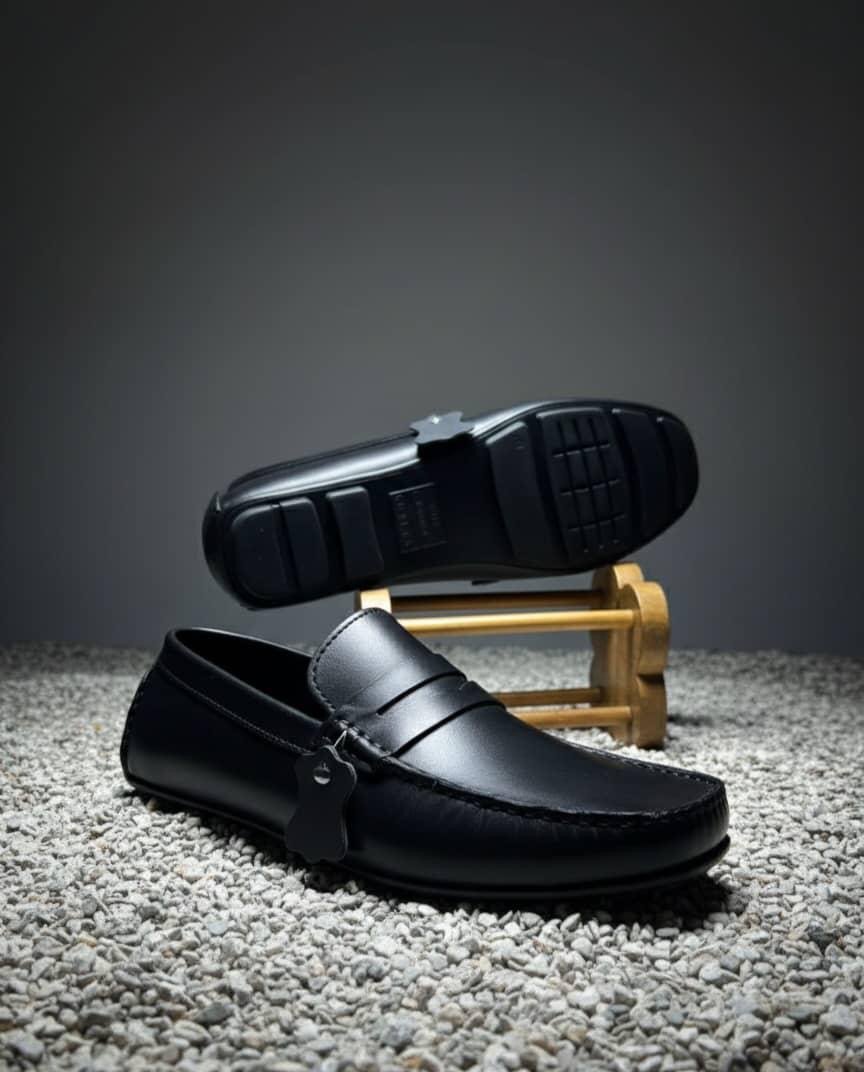 Mocassins en cuir élégant