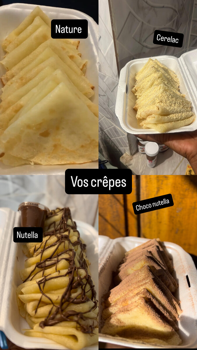 Crêpes Délicieuses Variées