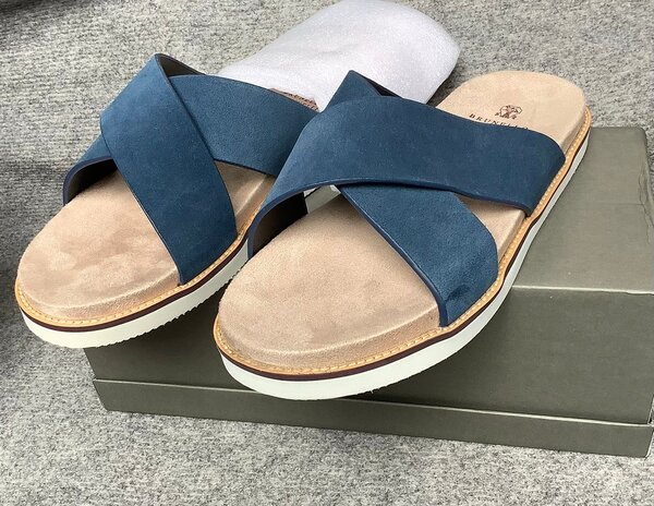 Sandales confortables en cuir