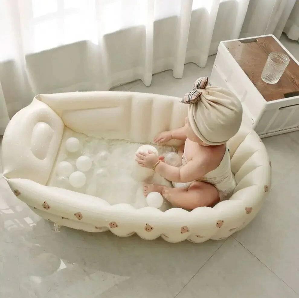 Baignoire gonflable bébé portable