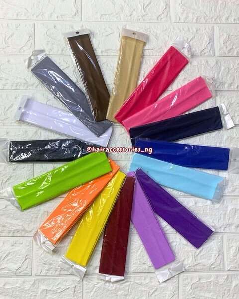 Bandeaux colorés en lot