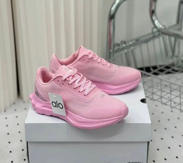 Baskets roses confortables