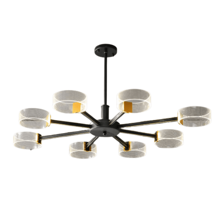 Lustre Moderne à 8 Bras