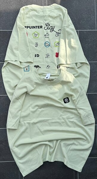 Robe T-shirt ample imprimée