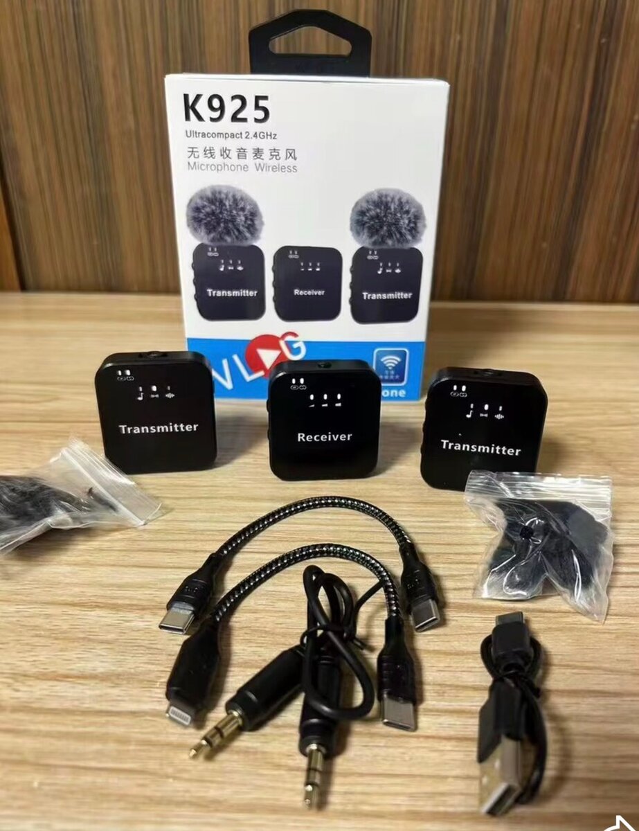 Microphone sans fil 2.4GHz