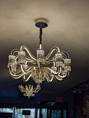 Lustre cristal design moderne