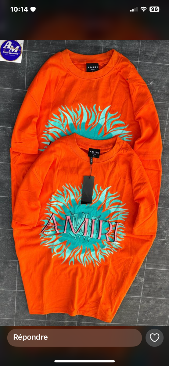 T-shirt imprimé vibrant AMIRI