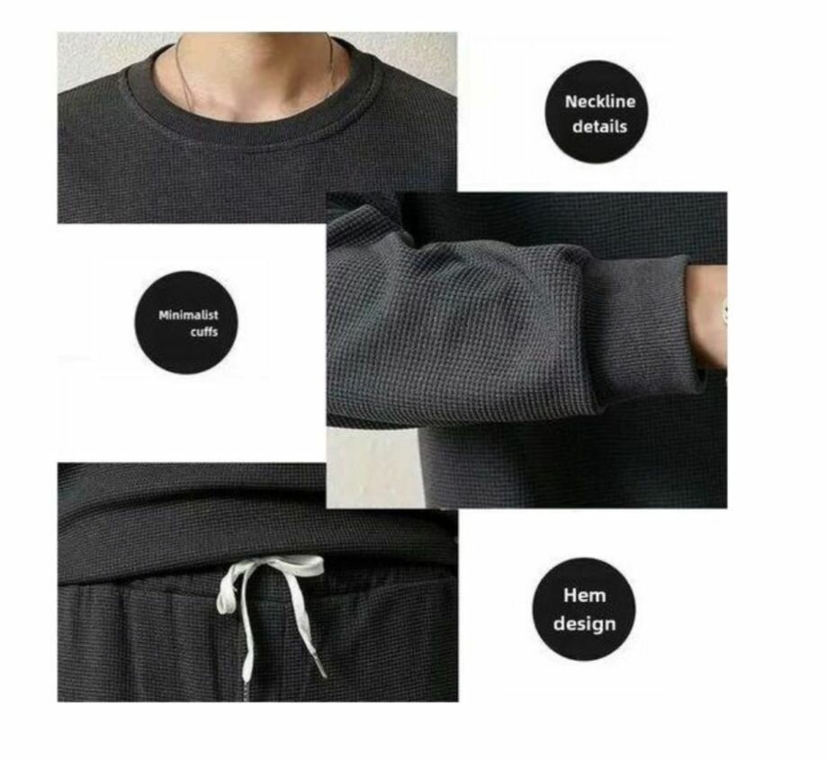 Ensemble de jogging noir élégant