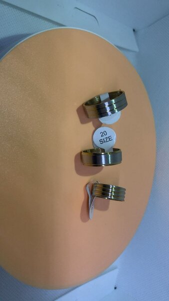 Anneaux en acier inoxydable