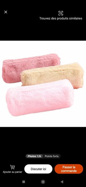 Coussins cylindriques doux