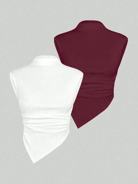 Tops asymétriques pour femmes