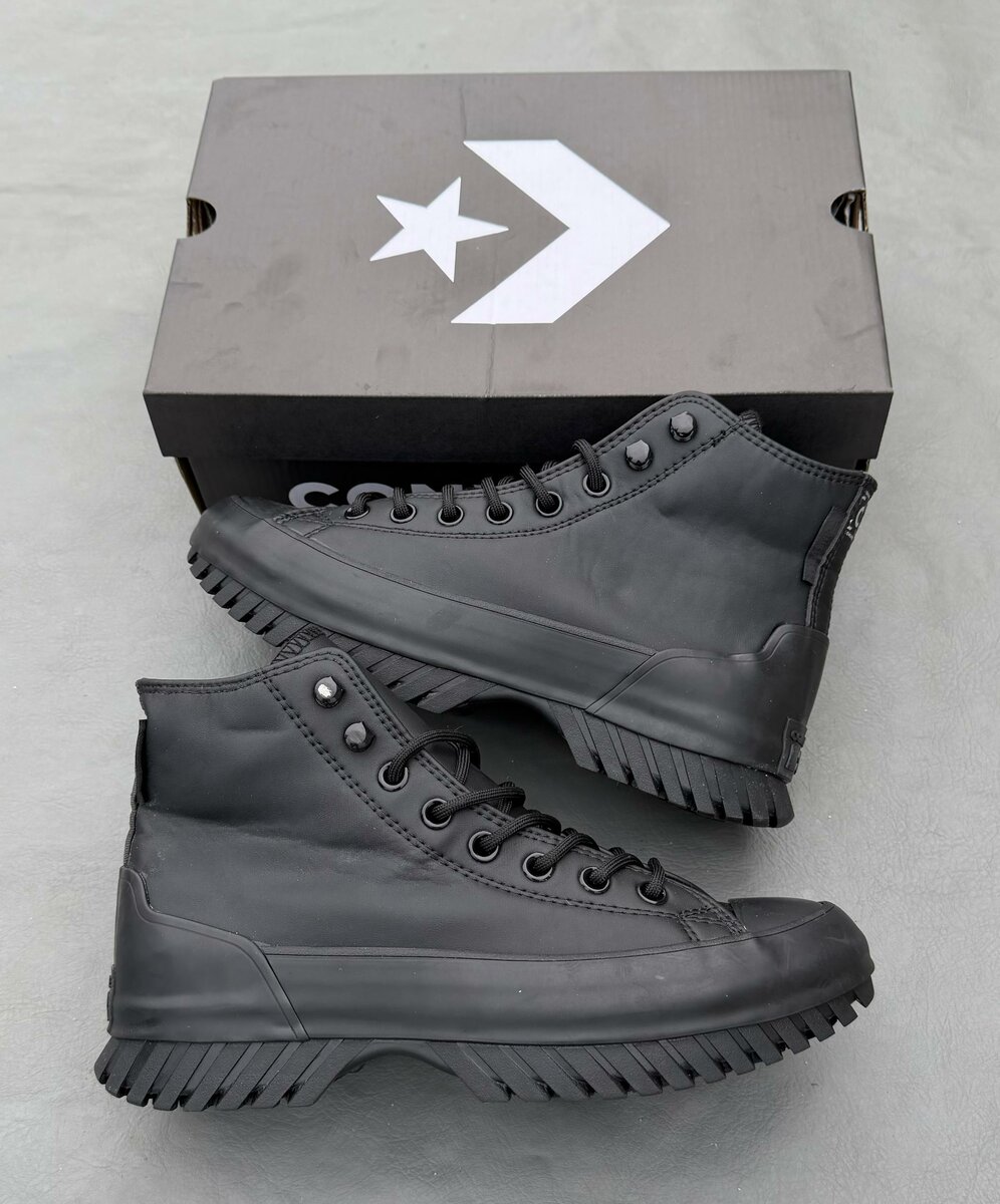 Bottes noires Converse robustes