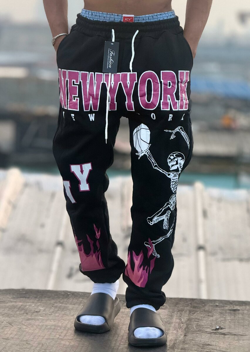 Pantalons street style imprimés