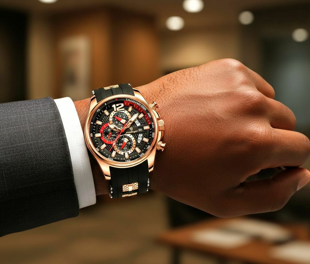 Montre Chronographe Luxe Homme