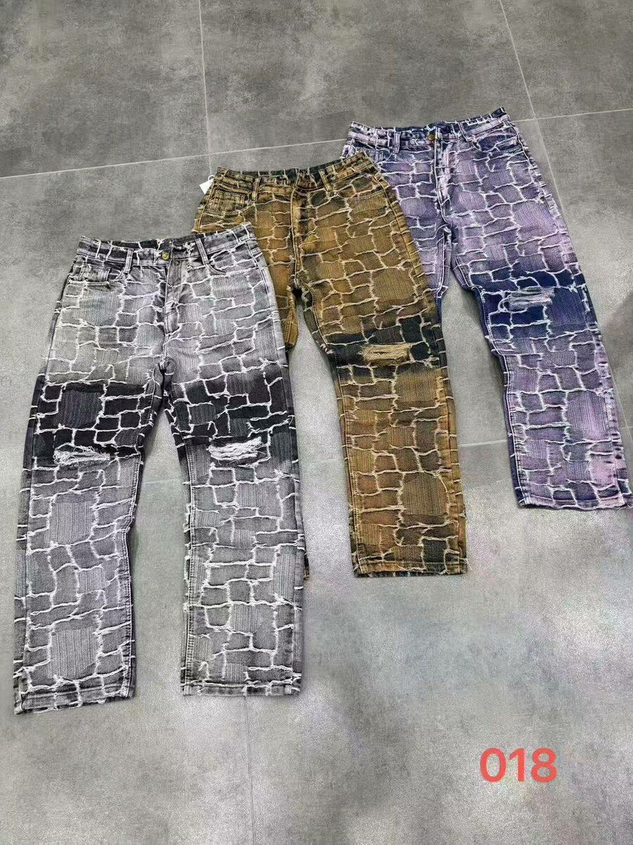 Jeans décontractés graffiti