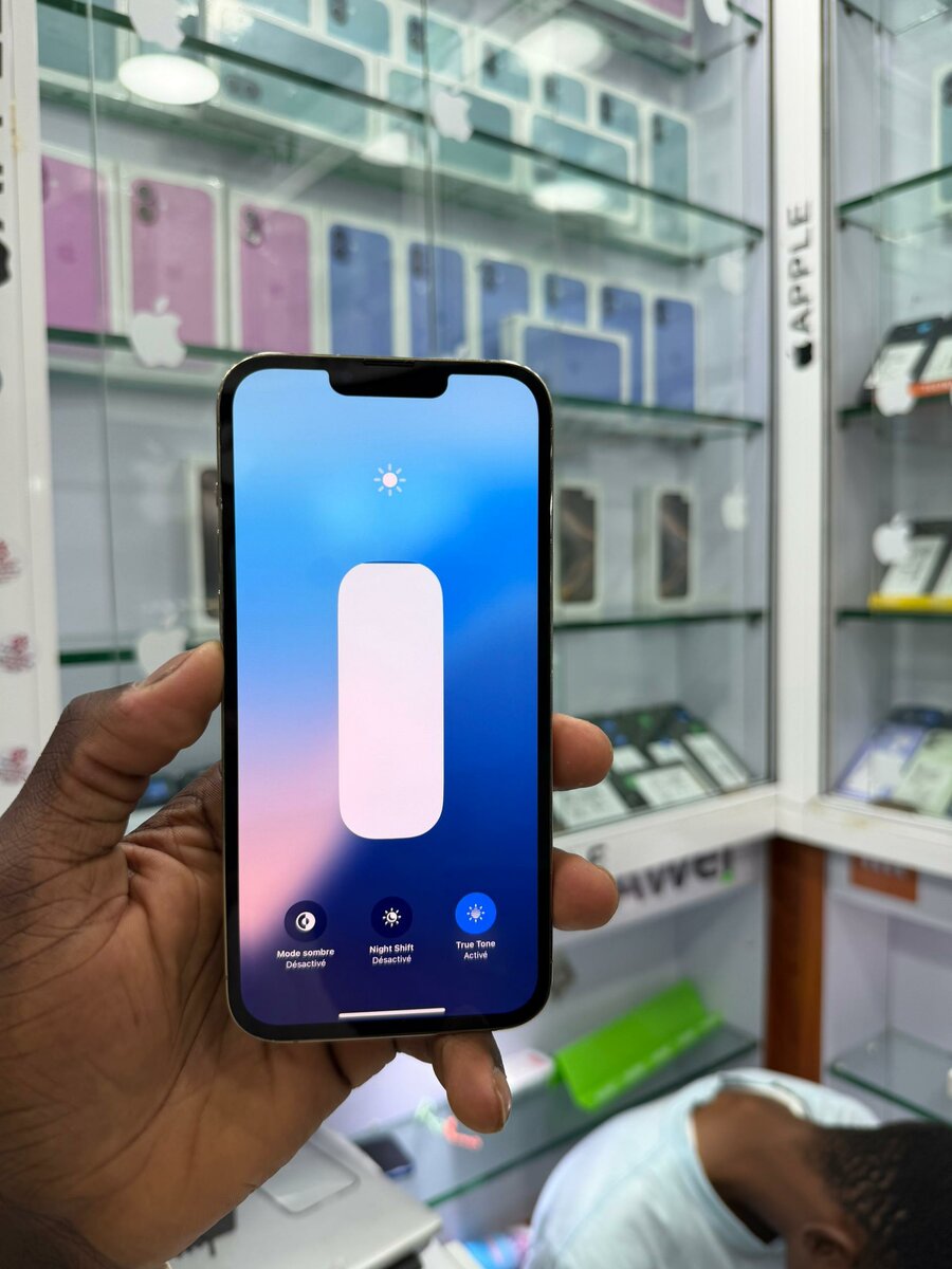 13 pro max 256 Go message écra