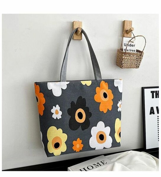 Sac cabas floral coloré