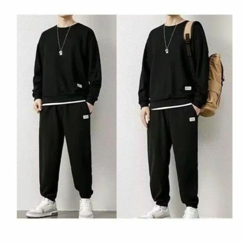 Ensemble de jogging noir élégant