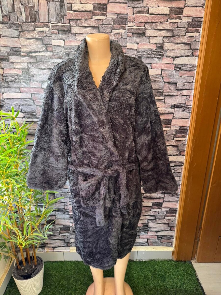 Peignoir en peluche doux chaud