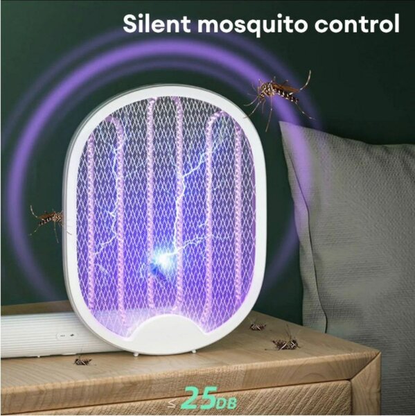 Lampe anti-moustiques silencieuse