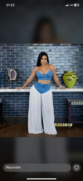 Ensemble top et pantalon