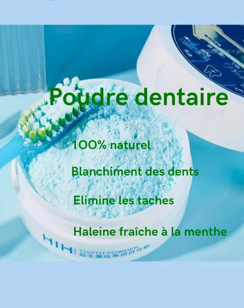 Poudre de blanchiment des dents HIH