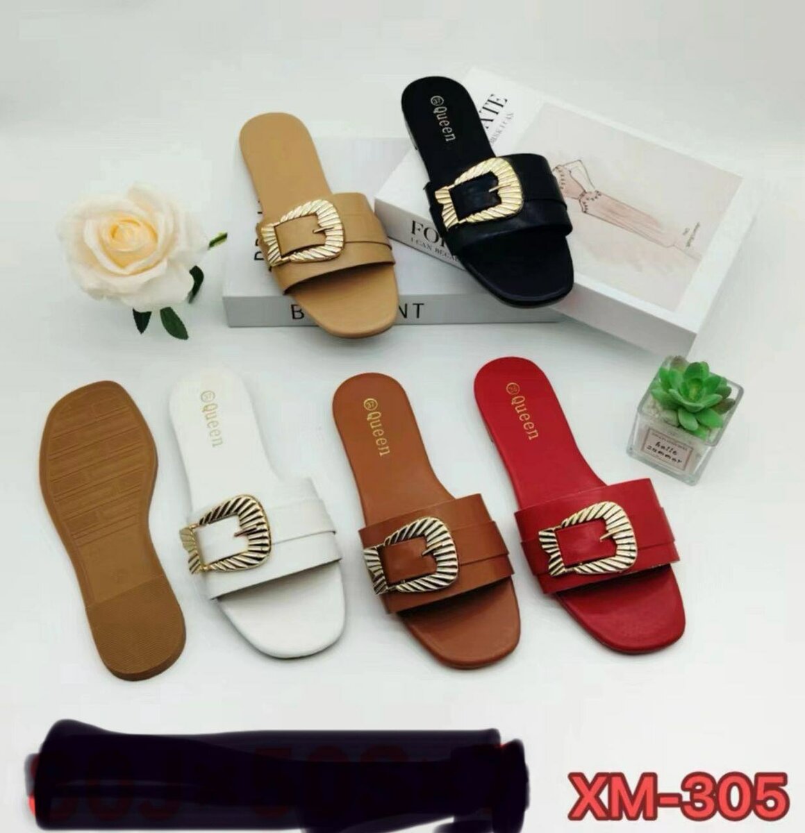 Sandales à boucle élégante