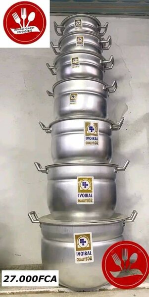 Cocottes en aluminium