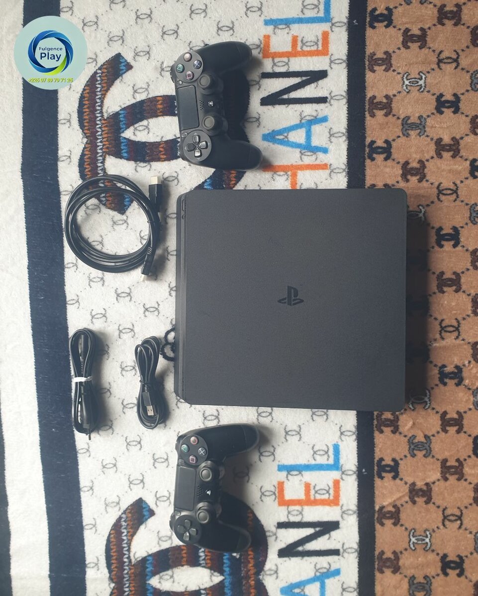 PlayStation 4 Slim 500 Go avec 2 manettes