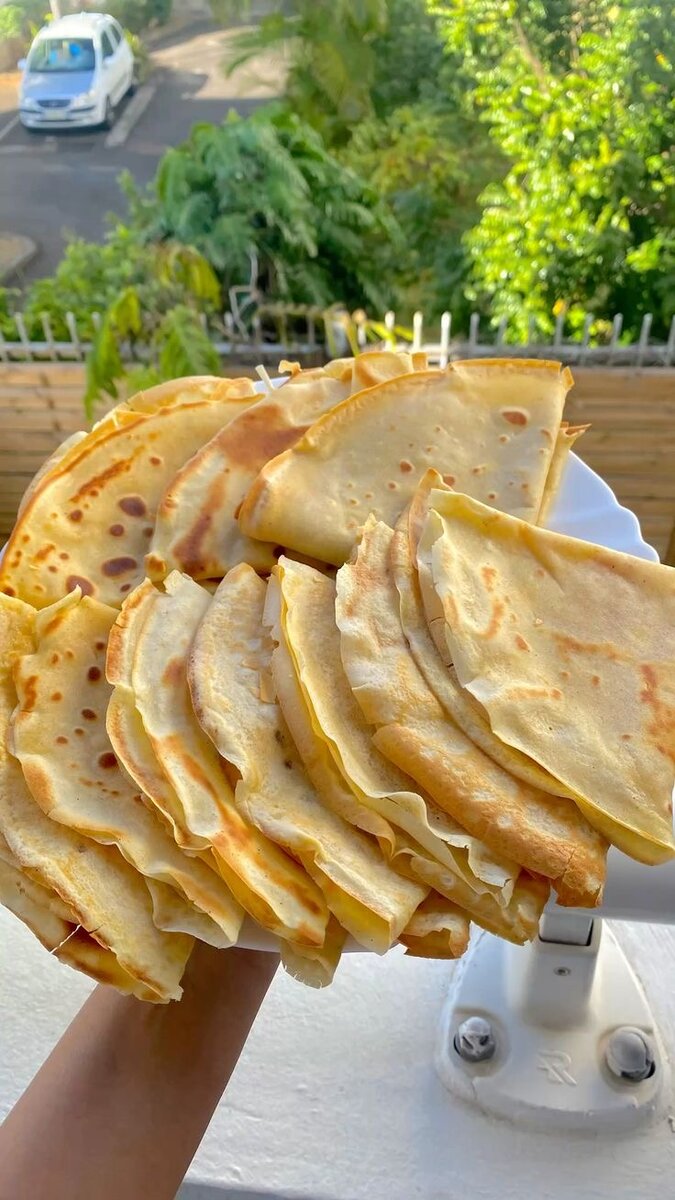 Crêpes délicieuses au chocolat