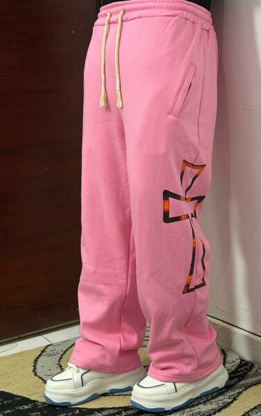 Pantalon de jogging rose chic