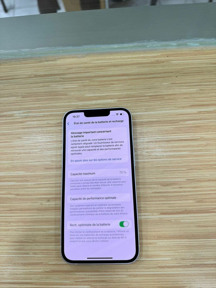 iphone 13simple 128Go dos fiss