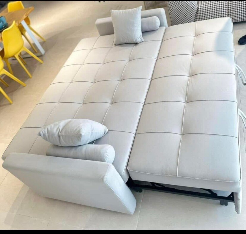 Canapé-lit moderne gris