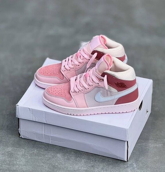 Baskets montantes rose