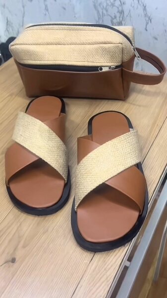 Sandales en toile élégantes