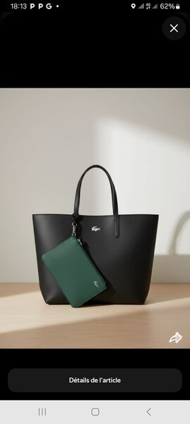 Sac à main en cuir noir