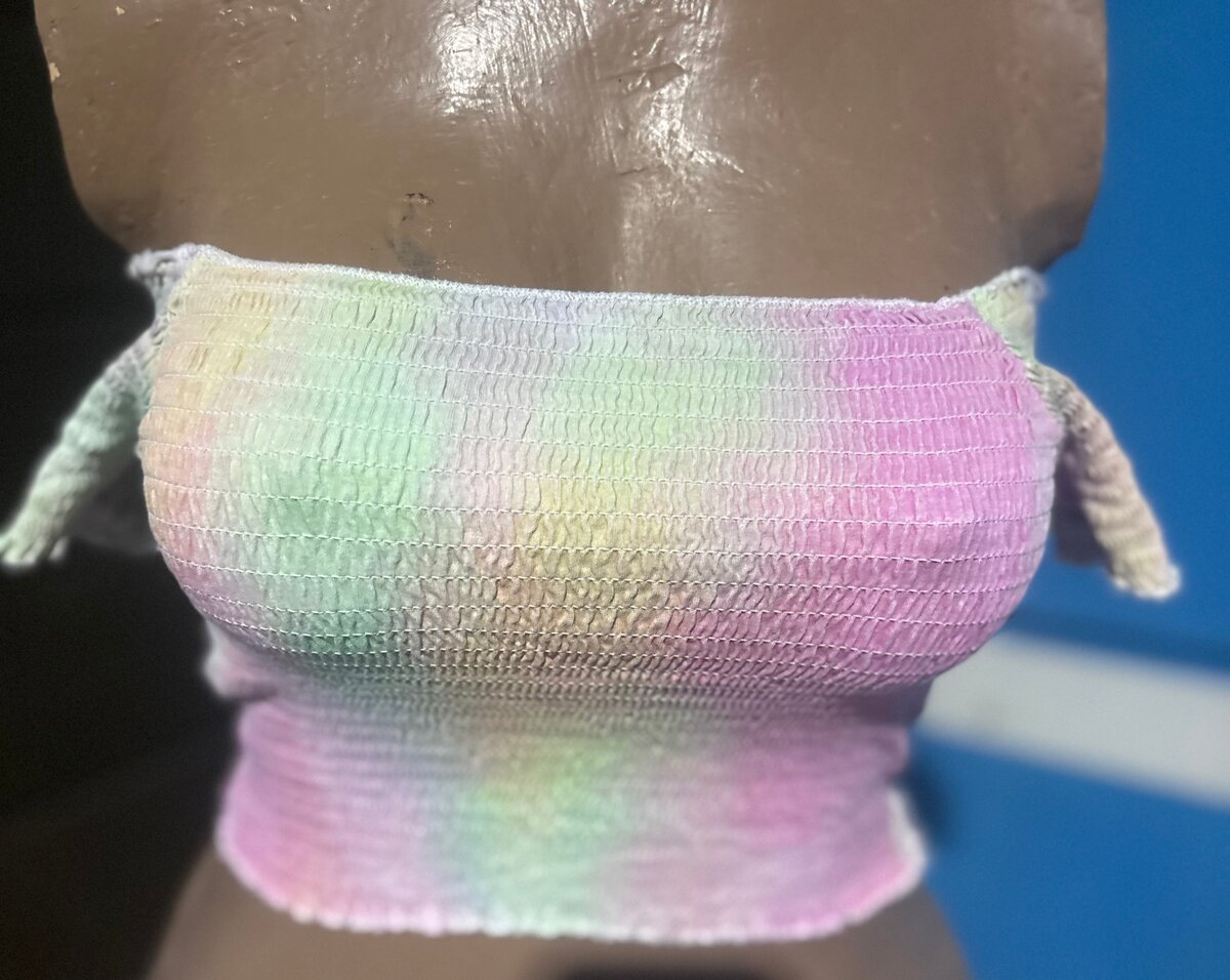 Tops en coton et satin mode