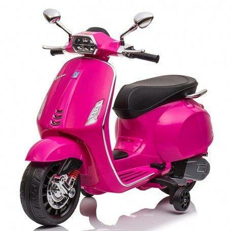 Vespa enfant électrique rose