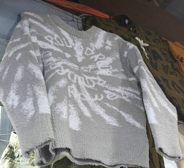 Pull oversize graphique