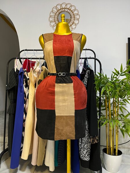 Robe Patchwork Élégante