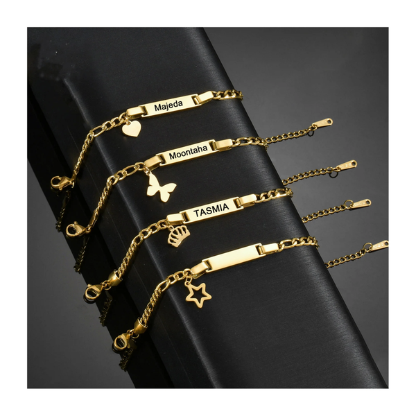 Bracelet personnalisé en acier inoxydable