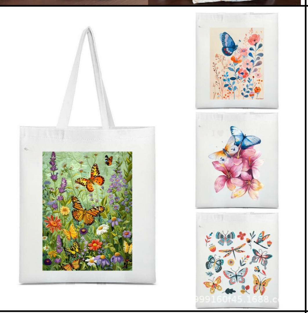 Sac Cabas Papillons Été