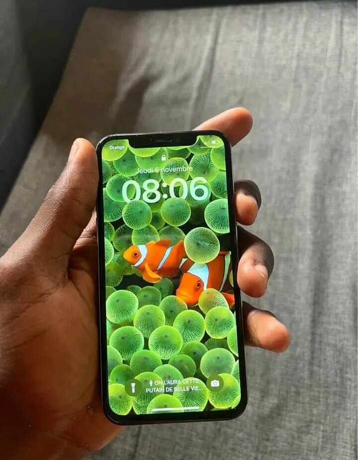 iPhone X argent reconditionné