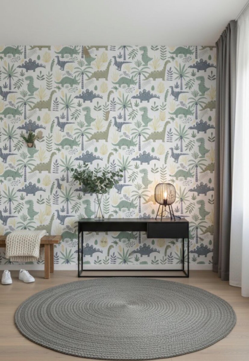 Papier peint dinosaures enfant